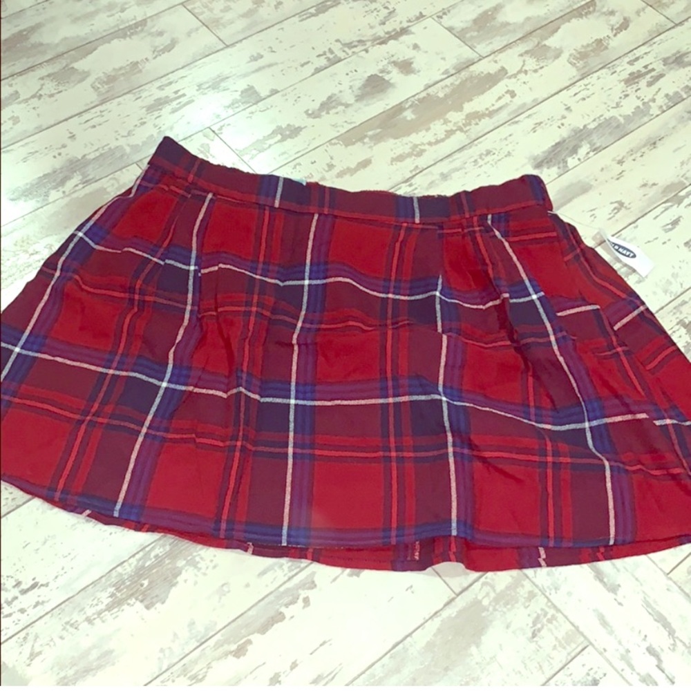 NWT old navy plaid skirt